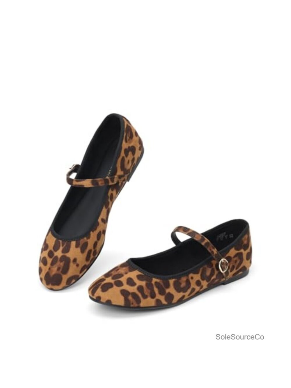 Women's Mary Jane Ballet Flats Vegan Leather Slip-On Work Daily Flat Shoes